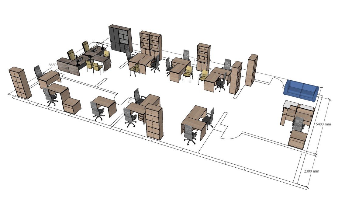 Кабинет руководителя &laquo;MORRIS TREND&raquo; - вид 5